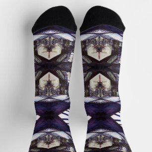 Dusting the Piano Socks