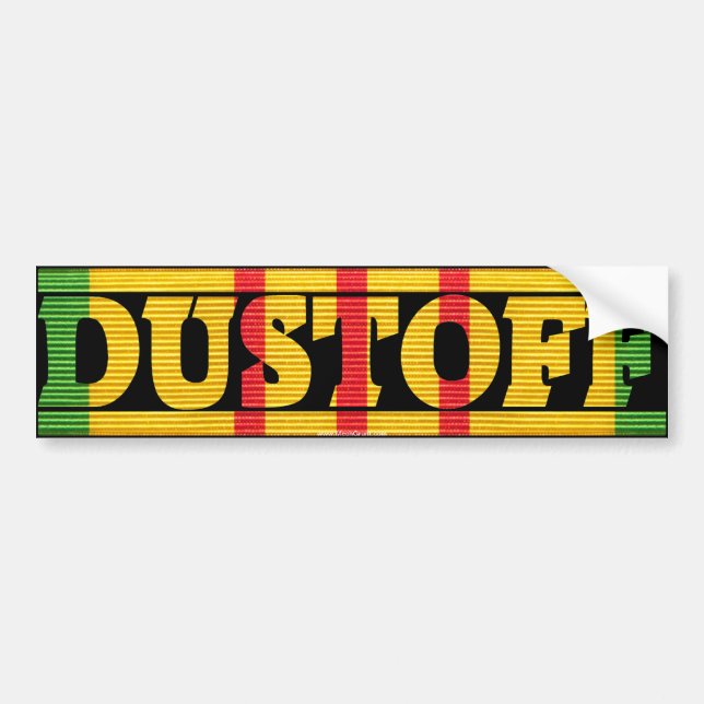 DUSTOFF Vietnam Service Medal Bumper Sticker (Front)