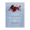 Dusty Blue and Burgundy Save the Date