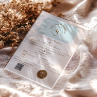 Dusty Blue Boarding Pass Cosmic Wedding 