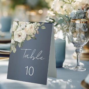 Dusty Blue Bohemian Rose Bouquet Wedding 