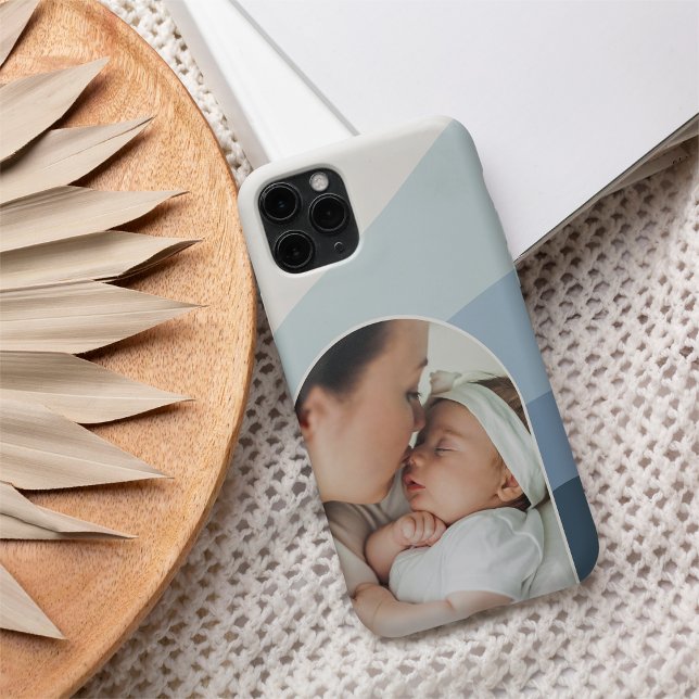 Dusty Blue Boho Colour Flow Arch Photo Case-Mate iPhone Case (Creator Uploaded)