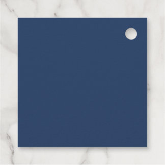 Dusty Blue Boho Floral Favor Tags
