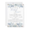 Dusty Blue Botanical Bridal Shower Invitation