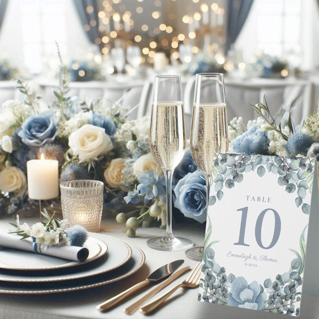 Dusty Blue Botanical Foliage Wedding (Creator Uploaded)