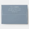 Dusty Blue Botanical Personalised Return Address