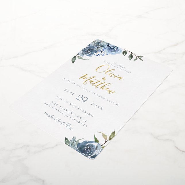 Dusty Blue Botanical Wedding (Rotated)