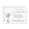 Dusty Blue Botanical Wedding Details
