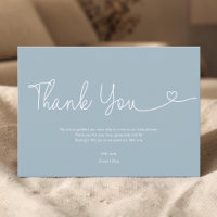 Dusty Blue Boy Baby Shower Script Heart