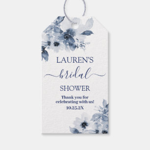 Dusty Blue bridal shower gift tags