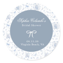 Dusty Blue Chinoiserie Baby Shower