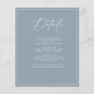 Dusty Blue Details Card