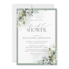 Dusty Blue Eucalyptus Botanical Bridal Shower