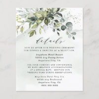Dusty Blue Eucalyptus Greenery Enclosure Cards