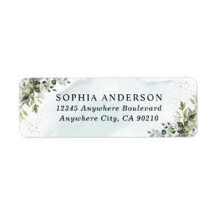 Dusty Blue Eucalyptus Greenery Succulent Wedding