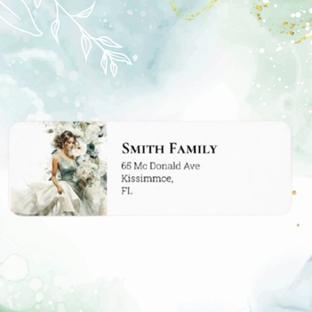 Dusty Blue Eucalyptus Greenery Wedding (Add a heartfelt touch to your wedding with our Dusty Blue Eucalyptus Greenery Wedding Label)