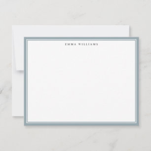 Dusty Blue Frame Note Card