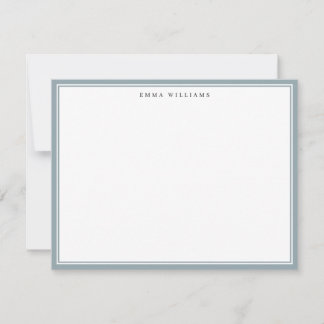 Dusty Blue Frame Note Card