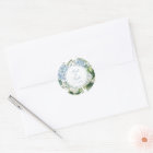 Dusty Blue Hydrangea Floral Wedding