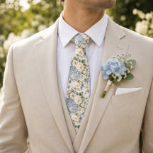 Dusty Blue Hydrangea Floral Wedding