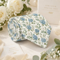 Dusty Blue Hydrangea & Sage Eucalyptus Wedding