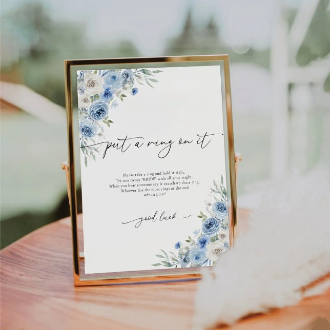 Dusty Blue Ivory Put A Ring On It Sign (Creator Uploaded)