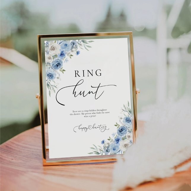 Dusty Blue Ivory Ring Hunt Sign (Creator Uploaded)