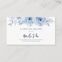 Dusty Blue Lilac Floral Bridal Shower Recipe