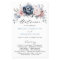 Dusty Blue Mauve Rose Pink Slate Wedding Program
