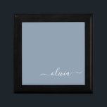 Dusty Blue Minimalist Modern Monogram Elegant Gift Box<br><div class="desc">Introducing our Dusty Blue Minimalist Modern Monogram Elegant Collection: Elevate your style with understated sophistication and timeless charm. Our collection features minimalist designs in a soothing dusty blue hue, enhanced with elegant monograms tailored to your personal taste. From refined stationery to versatile accessories, each piece in our collection is meticulously...</div>