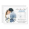 Dusty Blue Navy Champagne Ivory Floral calendar