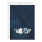 Dusty Blue Navy Champagne Ivory Floral Wedding In