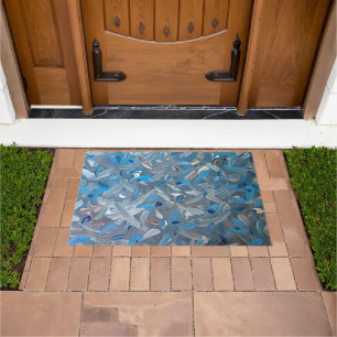 Dusty Blue Outdoor Rug