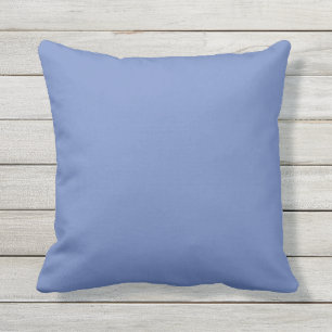 Dusty Blue Outdoor Throw Pillow 16x16