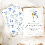 Dusty Blue Petals Pearls & Prosecco Bridal Shower Invitation<br><div class="desc">Introducing our enchanting Dusty Blue Petals Pearls & Prosecco Bridal Shower Invitation – the epitome of elegance and charm for your special celebration. Crafted with meticulous attention to detail, this invitation exudes sophistication and sets the tone for an unforgettable bridal shower. Immerse yourself in the delicate beauty of dusty blue...</div>