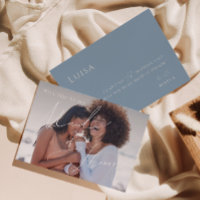 Dusty Blue | Photo Maid of Honour Proposal Card