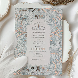 Dusty Blue Pimpernel Vintage Pattern Morris