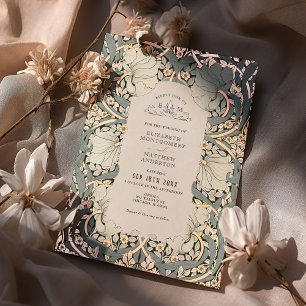 Dusty Blue Rose Gold Pimpernel William Morris