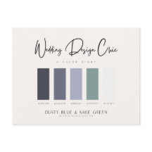 Dusty Blue Sage Green Colour Palette with Hex Code