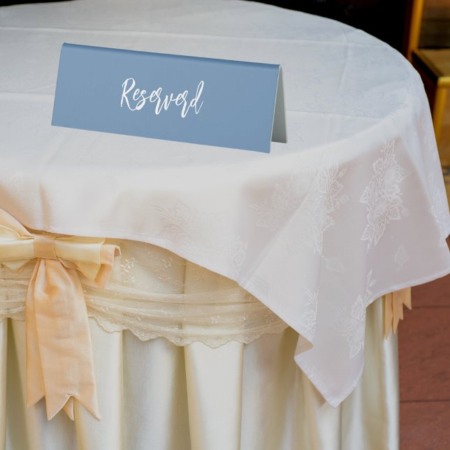 Dusty blue script wedding reserved (Creator Uploaded)