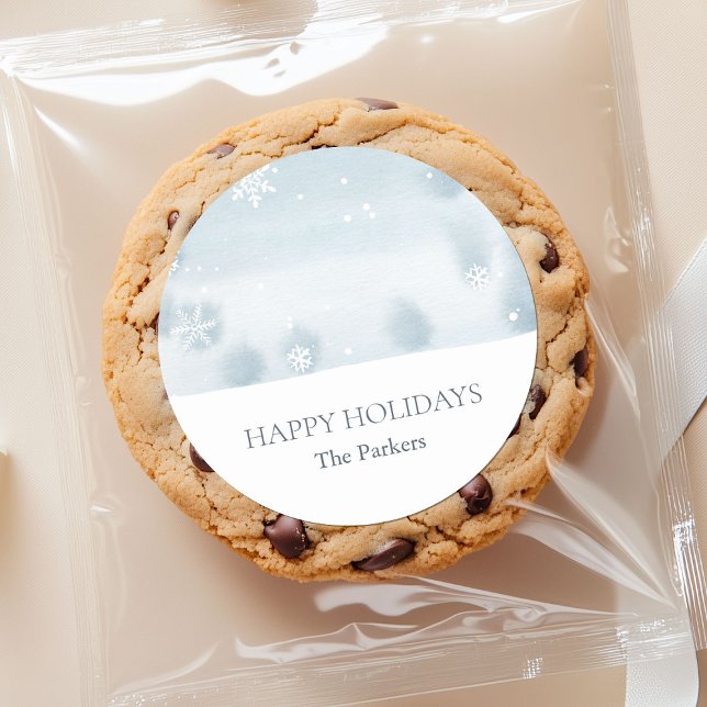 Dusty Blue Snowflake Sticker (Creator Uploaded)