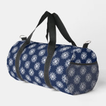 Dusty Blue Snowflake Winter Adventure