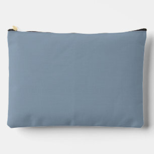 Dusty Blue Solid Colour Accessory Pouch