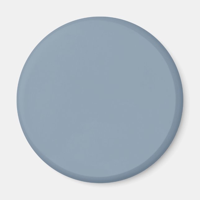 Dusty Blue Solid Colour Magnet (Front)