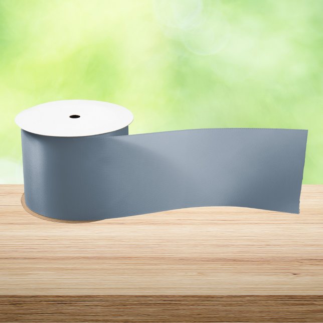 Dusty Blue Solid Colour Satin Ribbon (Creator Uploaded)