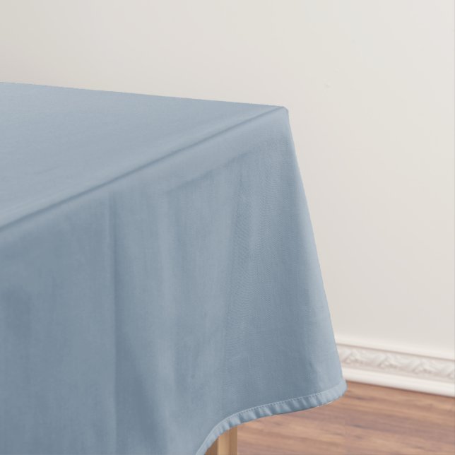 Dusty Blue Solid Colour Tablecloth (In Situ)