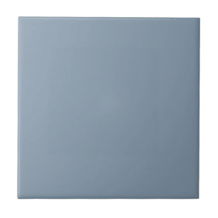 Dusty Blue Solid Colour Tile