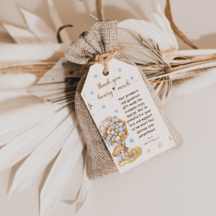 Dusty Blue Thank You Beary Much Gift Tags