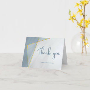 dusty blue typography wedding or any occasion card