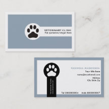 Dusty blue Vet/Veterinary Clinic minimalist